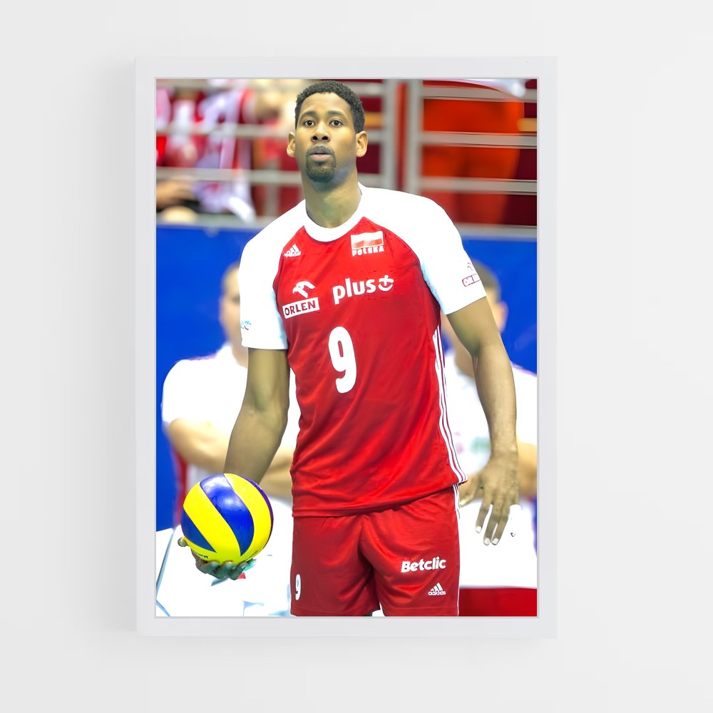 Poster Wilfredo leon – affiche Volleyball (vue 3)